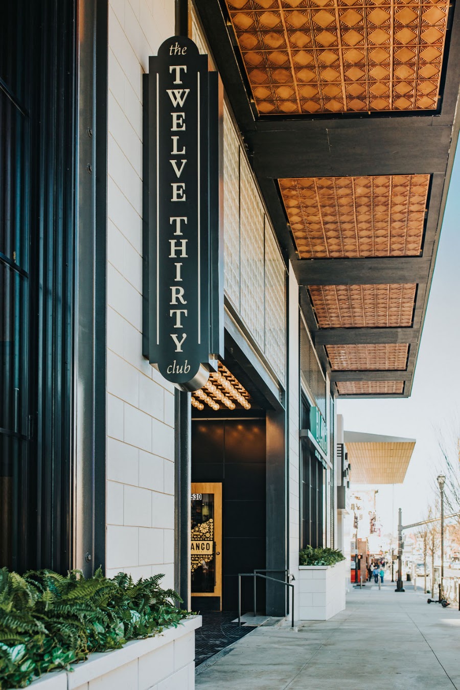 The Twelve Thirty Club entrance at Fifth and Broadway, Nashville